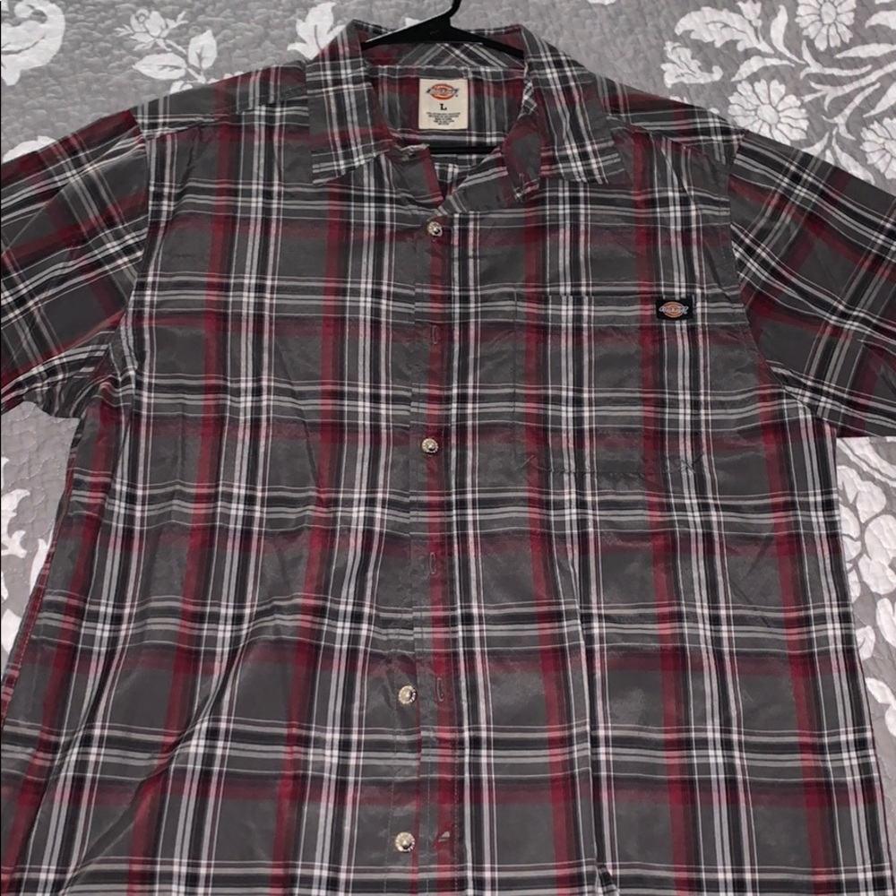 Dark Grey Button Up